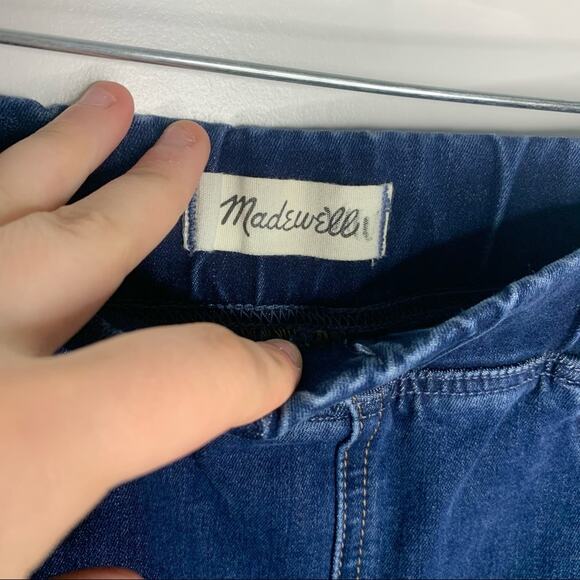 Madewell Pull On Stretchy Dark Wash Denim Skinny Jeans Size 25 - Picture 5 of 11